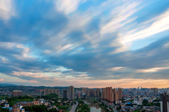 湖南邵阳城市建筑风光