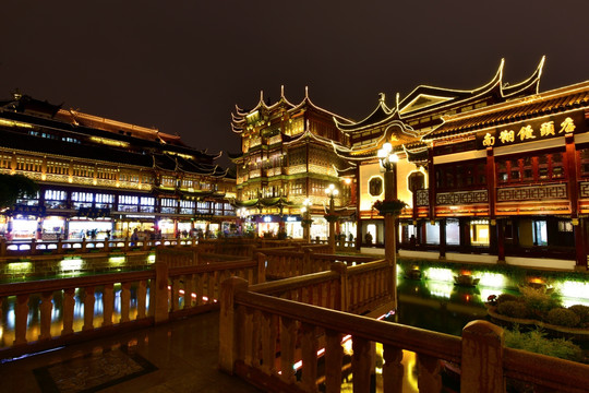 上海豫园夜色