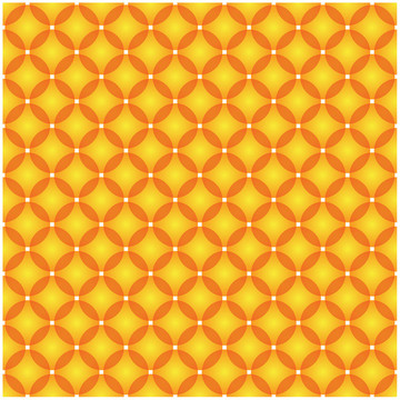 橙黄色圆形背景