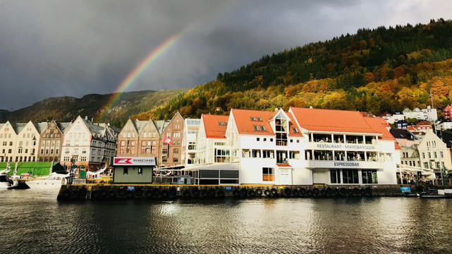 挪威卑尔根海港