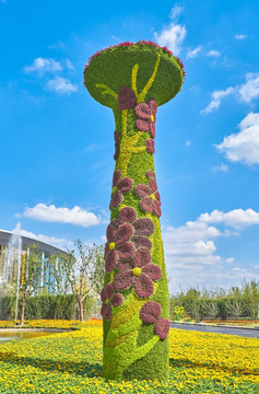 植物雕塑