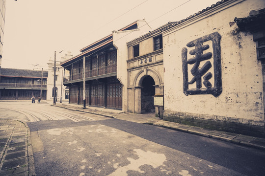 上海建筑复古老照片