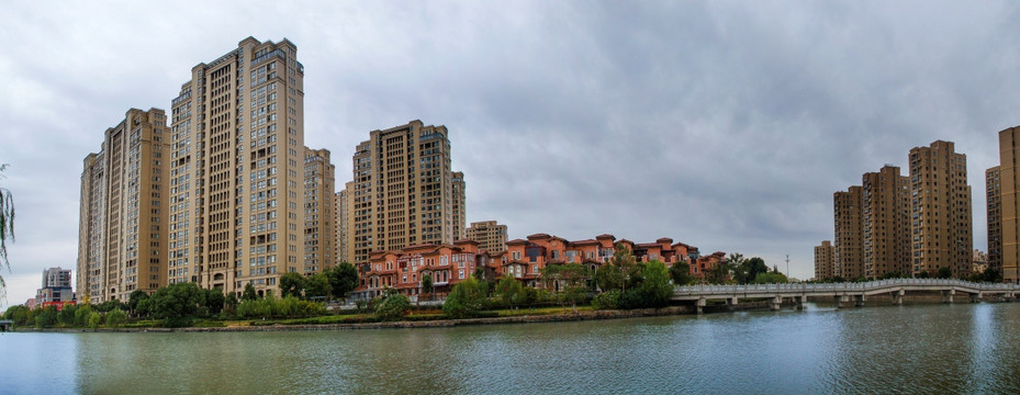 水岸楼盘全景图