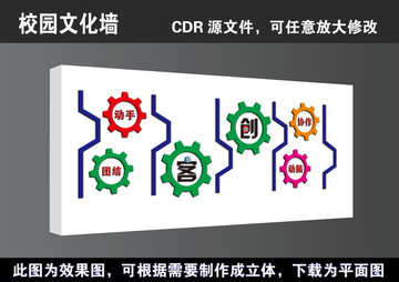 学校创客科技空间实验室宣传展板