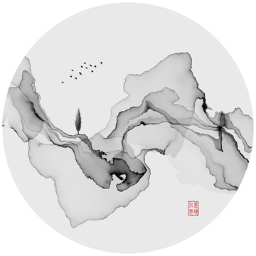意境水墨画