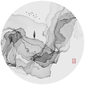 水墨画