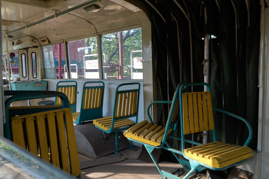 旧公交车座位