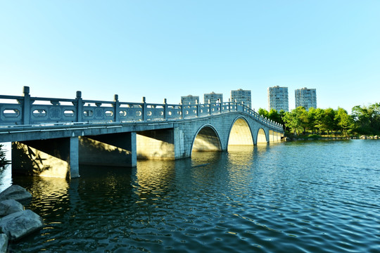 乐清市胜利塘湿地公园拱桥