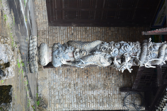 龙雕刻石头雕刻