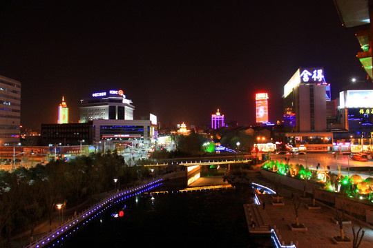 济南夜景