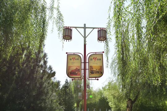 中式路灯杆
