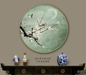 新中式梅花花鸟装饰画