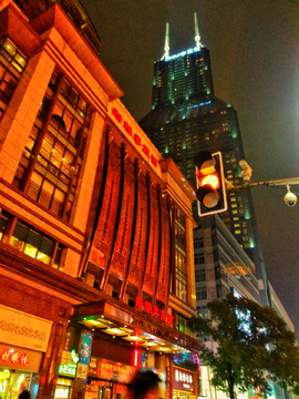 上海南京路夜景