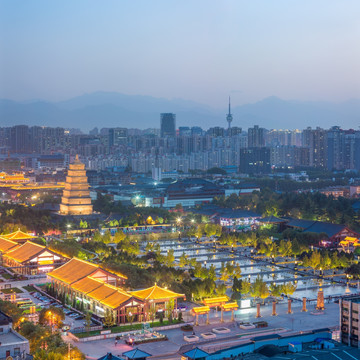 大雁塔夜景