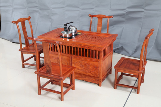 红木家具花梨木茶桌