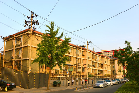北京街道老居民楼