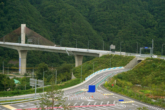 韩国江原道地区岭东高速公路