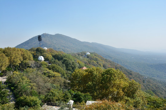 紫金山天文台远眺