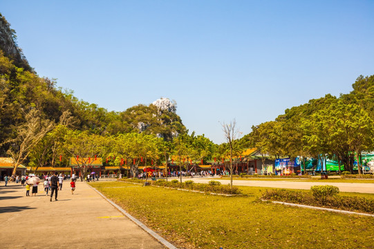肇庆七星岩东门停车场