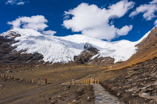 西藏卡诺拉冰川018