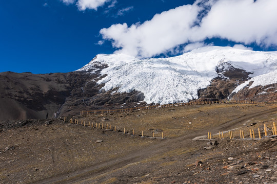 西藏卡诺拉冰川020