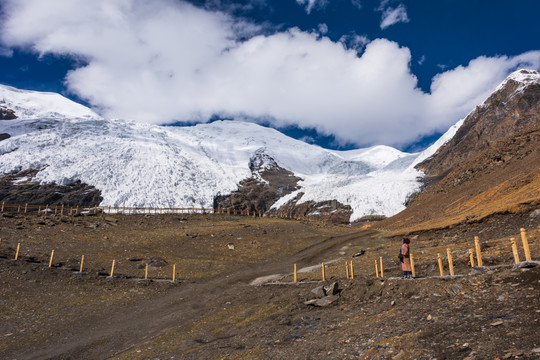 西藏卡诺拉冰川022
