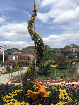 花卉雕塑