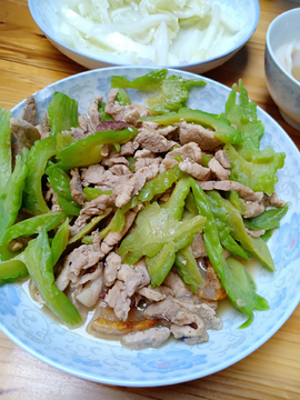 肉炒苦瓜