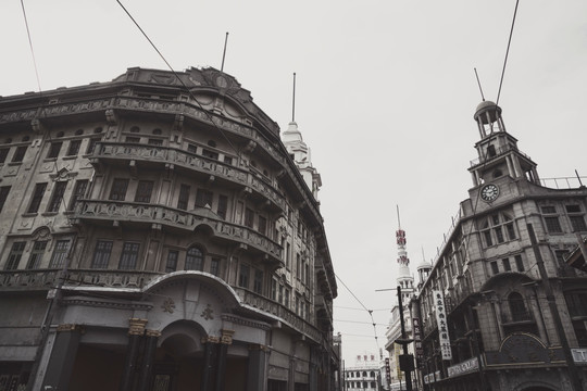 老上海建筑街景