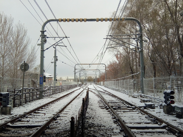 轨道与雪