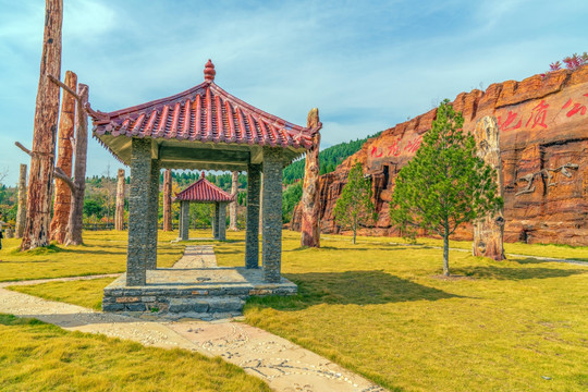 青州九龙峪硅化木地质公园