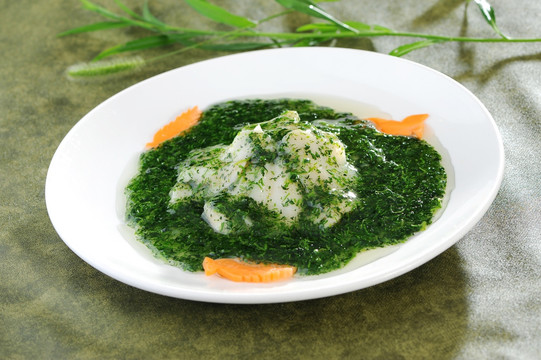 荠菜鱼片
