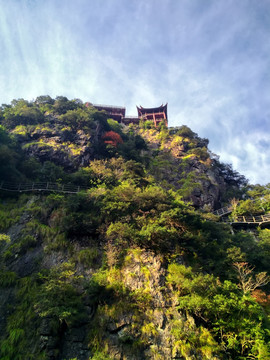 武义牛头山石栈道