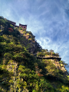 武义牛头山天师峰栈道