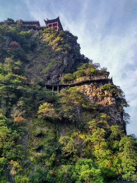 武义牛头山天师峰栈道