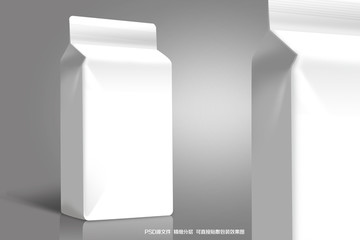 牛奶纸盒效果模型
