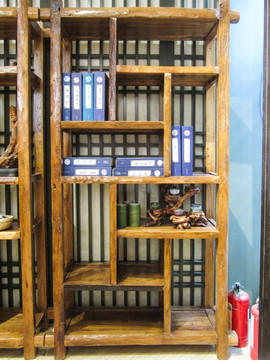 木质书架