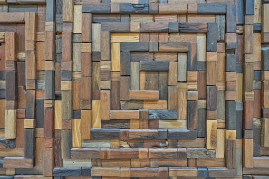木头装饰背景墙