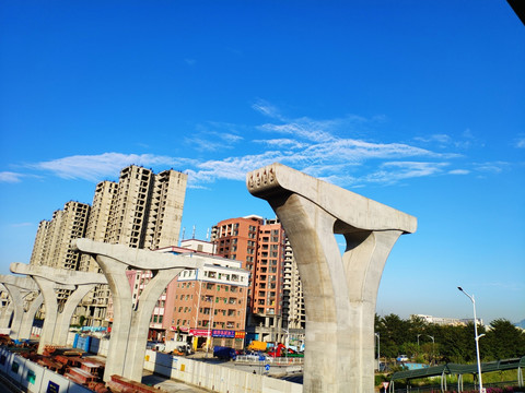 深圳马田地铁建设