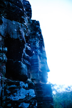 柬埔寨吴哥窟巴戎寺吴哥的微遗迹