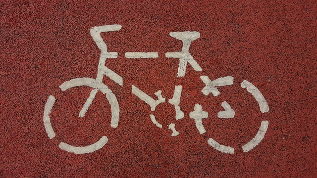 绿道自行车标识