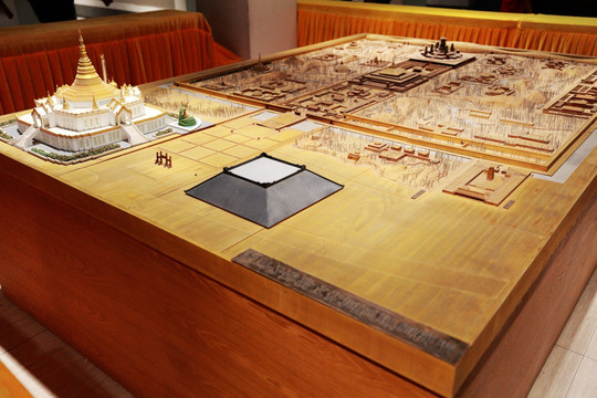 白马寺建筑平面模型