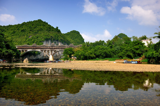 广西宜州下枧河景观