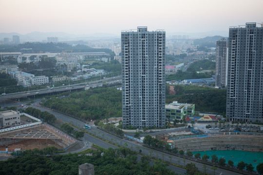 深圳龙岗平湖建筑摄影