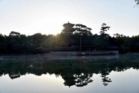 避暑山庄金山亭