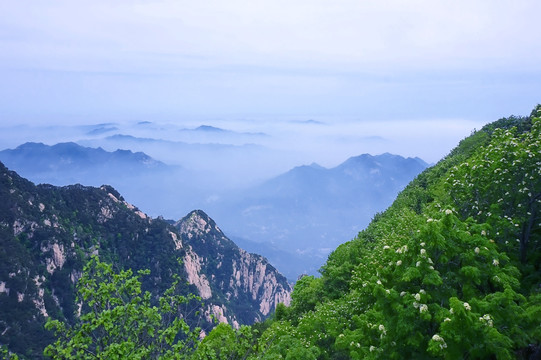 水墨远山