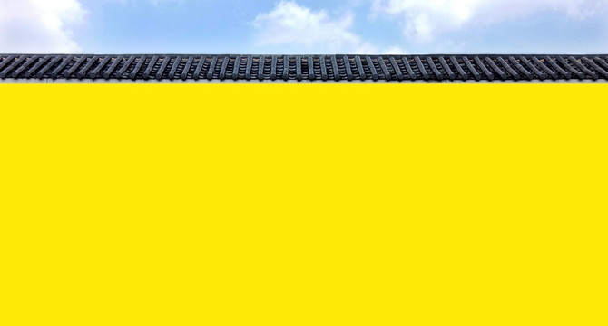 黄色宫墙