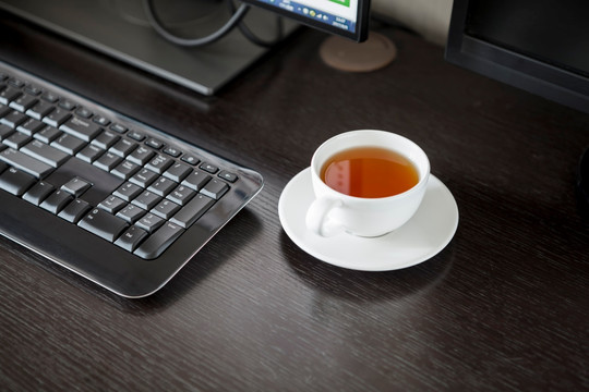 电脑茶杯