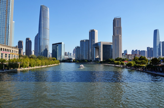 天津海河风景