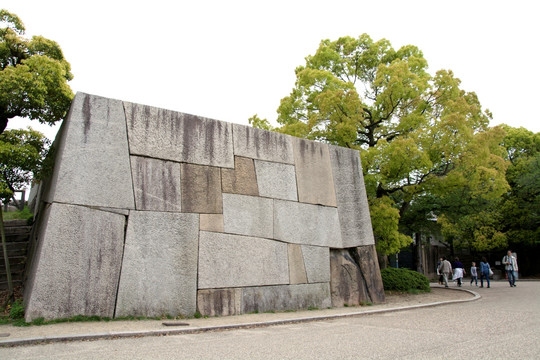 大阪城古城墙